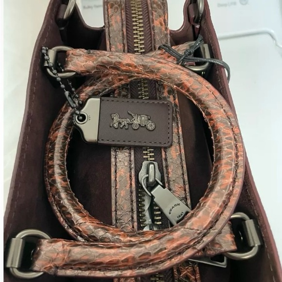 Coach Rogue 25 with exotic snakeskin - Picture 12 of 14